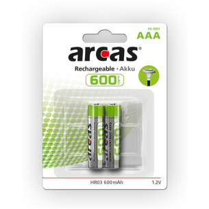 ARCAS NI-MH R03 MICRO AAA 600mA BP2 | Arcas