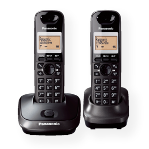 Panasonic | Cordless | KX-TG2512FXT | Built-in display | Caller ID | Black | Conference call | Phonebook capacity 50 entries | Speakerphone | Wireless connection