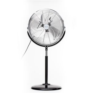 Camry | CR 7307 | Stand Fan | Black/Stainless steel | Diameter 45 cm | Number of speeds 3 | 180 W | No