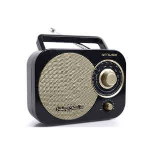 Muse | Portable radio | M-055RB | AUX in | Black/Gold