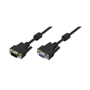 Logilink | Black | HD DSUB 15-pin male | HD DSUB 15-pin female | VGA to VGA | 1.8 m