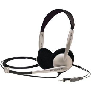 Koss | CS100 | Headphones | Wired | On-Ear | Microphone | Black/Gold