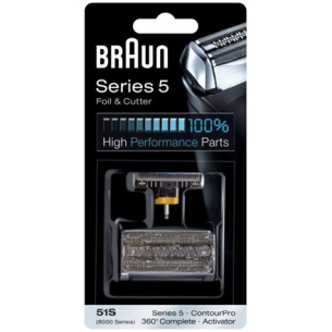 Braun 51S Head Replacement Pack Shaving heads Black