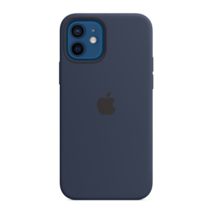Apple | iPhone 12 | 12 Pro Silicone Case with MagSafe | Case with MagSafe | Apple | iPhone 12 | 12 Pro | Silicone | Deep Navy