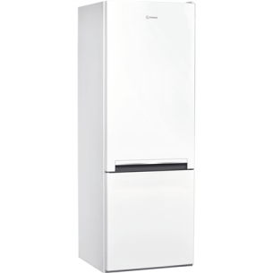 INDESIT | LI6 S1E W | Refrigerator | Energy efficiency class F | Free standing | Combi | Height 158.8 cm | Fridge net capacity 197 L | Freezer net capacity 75 L | 39 dB | White