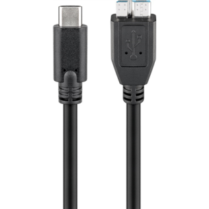 Goobay | Round cable | A | 67995 | micro-B 3.0 | USB-C (male) | Mbit/s