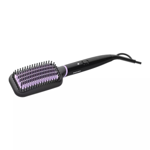 Philips | StyleCare Essential Heated straightening brush | BHH880/00 | Warranty 24 month(s) | Ceramic heating system | Display | Temperature (min) 170 °C | Temperature (max) 200 °C | Number of heating levels 2 | Black