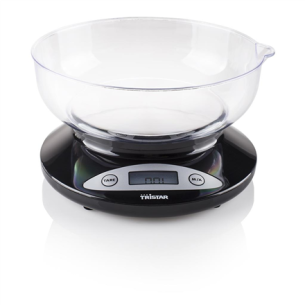 Tristar | Kitchen scale | KW-2430 | Maximum weight (capacity) 2 kg | Graduation 1 g | Display type LCD | Black
