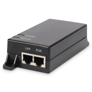 Digitus | Gigabit Ethernet PoE Injector | DN-95102-1 | 10/100/1000 Mbit/s | Ethernet LAN (RJ-45) ports 1xRJ-45 10/100/1000 Mbps Gigabit