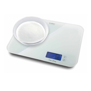 Caso | Designer kitchen scales LX 20 | 03294 | Maximum weight (capacity) 20 kg | Graduation 5 g | Display type | White