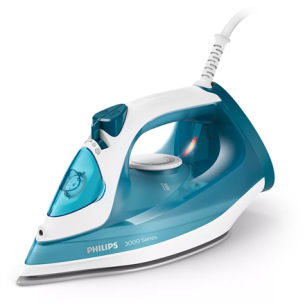 Philips | DST3011/20 | Steam Iron | 2100 W | Water tank capacity 0.3 ml | Continuous steam 30 g/min | Steam boost performance  g/min | Blue