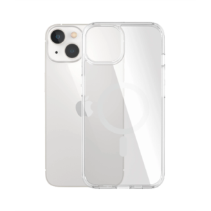 PanzerGlass | HardCase MagSafe Compatible | Back protection | Apple | iPhone 14/13 | 100% Recycled Polyurethane (TPU) | Clear | MagSafe compatible; Military Grade Standard; 100% recycled frame material
