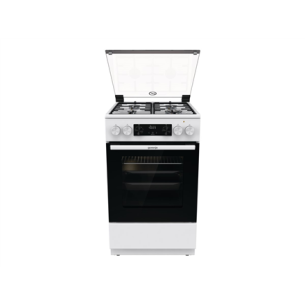 Gorenje | Cooker | GK5C41WH | Hob type Gas | Oven type Electric | White | Width 50 cm | Grilling | Depth 59.4 cm | 70 L