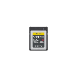Sony CEBG128.SYM CEB-G Series CFexpress Type B Memory Card - 512GB Sony | CEB-G Series CFexpress Type B Memory Card | CEBG512.SYM | 512 GB | CF-express | Flash memory class