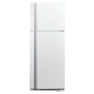 Hitachi | R-V541PRU0-1 (PWH) | Refrigerator | Energy efficiency class E | Free standing | Double Door | Height 183.5 cm | Fridge net capacity 333 L | Freezer net capacity 117 L | Display | 41 dB | Pure White