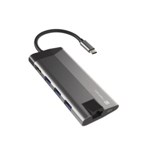 Natec USB-C Multiport Adapter | NMP-1690 | 0.15 m | Grey | USB Type-C