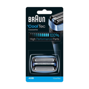 Braun CoolTec Combi Pack Cassette replacement head 40B Blue Number of shaver heads/blades 1