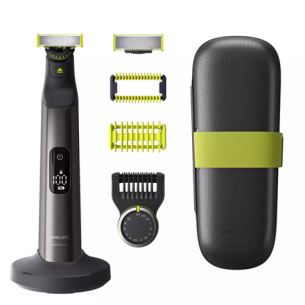 Philips | OneBlade Pro 360 Shaver, Face & Body | QP6651/61 | Operating time (max) 120 min | Wet & Dry | Lithium Ion | Black/Green
