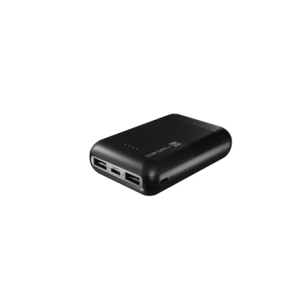 Natec | Trevi Compact | Power Bank | 10000 mAh | 1 x USB-C, 2 x USB A, 1x Micro USB | Black