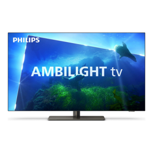 Philips | 4K UHD OLED Smart TV with Ambilight | 48OLED818/12 | 48" (121cm) | Smart TV | Google TV | 4K UHD OLED