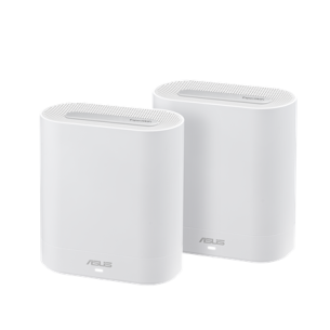 Asus | Wifi 6 802.11ax Tri-band Business Mesh System | EBM68 (2-Pack) | 802.11ax | 4804 Mbit/s | 10/100/1000 Mbit/s | Ethernet LAN (RJ-45) ports 3 | Mesh Support Yes | MU-MiMO No | No mobile broadband | Antenna type Internal | 1