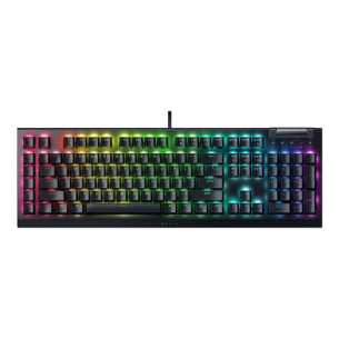 Razer | Black | Mechanical Gaming Keyboard | BlackWidow V4 X | Mechanical Gaming Keyboard | Wired | US | N/A g | Green Mechanical Switches (Clicky)