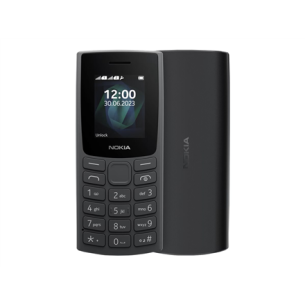 Nokia | 105 (2023) TA-1557 | Charcoal | 1.8 " | TFT LCD | 120 x 160  pixels | Dual SIM | Mini Sim | 3G | USB version microUSB | 1000 mAh