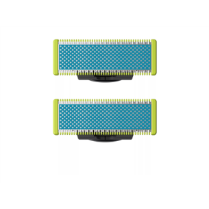 Philips | Replaceable blade (2 pcs) | QP225/50 OneBlade | Black/Green