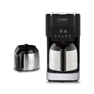 Caso | Coffee Maker with Two Insulated Jugs | Taste & Style Duo Thermo | Drip | 800 W | Black/Stainless Steel
