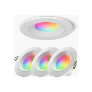 Nanoleaf | Essentials Smart Downlight Matter, 4pcs pack | 6 W | RGBCW | Bluetooth