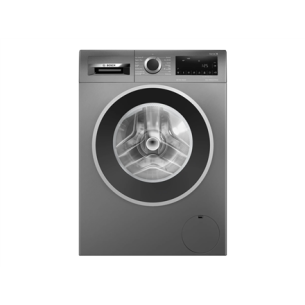 Bosch | WGG244ZRSN | Washing Machine | Energy efficiency class A | Front loading | Washing capacity 9 kg | 1400 RPM | Depth 59 cm | Width 59.8 cm | Display | LED | Steam function | Cast Iron Grey
