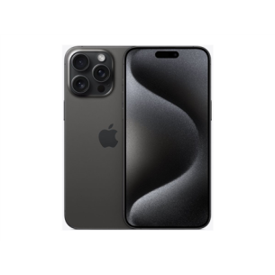 Apple | iPhone 15 Pro Max | Black Titanium | 6.7 " | Super Retina XDR | 1290 x 2796 pixels | A17 Pro | Internal RAM 8 GB | 256 GB | Dual SIM | Nano-SIM and eSIM | 4G | 5G | Main camera 48+12 MP | Secondary camera 12 MP | iOS | 17