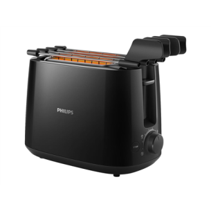 Philips | HD2583/90 | Daily Collection Toaster | Number of slots 2 | Housing material Plastic | Black