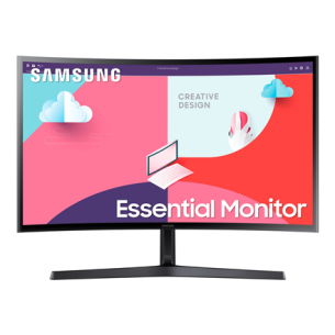 Samsung | Curved Monitor | LS24C366EAUXEN | 24 " | VA | 16:9 | 75 Hz | 4 ms | 1920 x 1080 pixels | 250 cd/m² | HDMI ports quantity 1 | Black