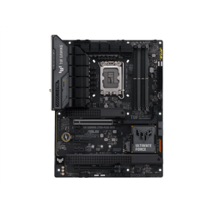 Asus | TUF GAMING Z790-PLUS WIFI | Processor family Intel | Processor socket LGA1700 | DDR5 | Supported hard disk drive interfaces SATA, M.2 | Number of SATA connectors 4