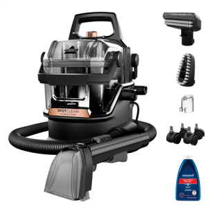 Bissell | Portable Carpet and Upholstery Cleaner | SpotClean HydroSteam Pro | Corded operating | Washing function | 1000 W | - V | Black