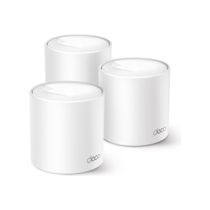 AX1500 Whole Home Mesh Wi-Fi 6 System | Deco X10 (3-pack) | 802.11ax | 10/100/1000 Mbit/s | Ethernet LAN (RJ-45) ports 1 | Mesh Support Yes | MU-MiMO Yes | No mobile broadband | Antenna type Internal