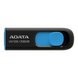 ADATA | USB Flash Drive | UV128 | 256 GB | USB 3.2 Gen1 | Black/Blue