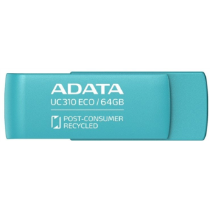 ADATA | USB Flash Drive | UC310 ECO | 64 GB | USB 3.2 Gen1 | Green