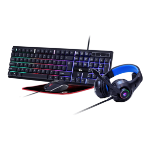 Gembird | 4-in-1 Backlight Gaming Kit "Ghost" | GGS-UMGL4-02 | Gaming Kit | Wired | US | USB