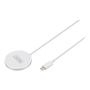DIGITUS Wireless Charging Pad, magnetic, 15W, White