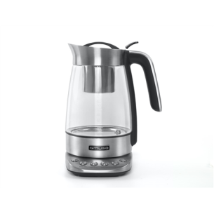 Muse MS-320T | Tea Kettle | 2200 W | 1.2 L | Stainless steel | 360° rotational base | Stainless steel/Black