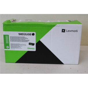 SALE OUT. Lexmark 58D2U0E Black Ultra High Yield Corporate Toner Cartridge, DAMAGED PACKAKING | 58D2U0E | Toner cartridge | Black | DAMAGED PACKAKING