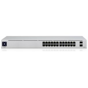 Switch | UBIQUITI | USW-Pro-24-PoE | Type L3 | Desktop/pedestal | Rack | 24x10Base-T / 100Base-TX / 1000Base-T | 2xSFP+ | PoE+ ports 16 | 400 Watts | USW-PRO-24-POE