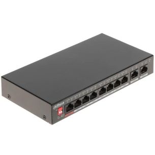 Switch | DAHUA | PFS3010-8ET-96-V2 | Desktop/pedestal | PoE ports 8 | 96 Watts | DH-PFS3010-8ET-96-V2