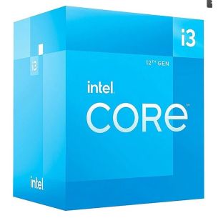 CPU | INTEL | Desktop | Core i3 | i3-12100 | Alder Lake | 3300 MHz | Cores 4 | 12MB | Socket LGA1700 | 60 Watts | GPU UHD 730 | BOX | BX8071512100SRL62