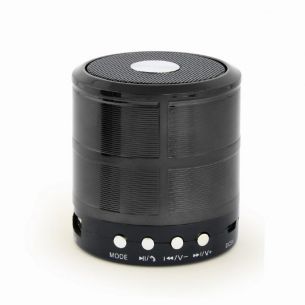 Portable Speaker | GEMBIRD | Black | Portable/Wireless | 1xMicro-USB | 1xStereo jack 3.5mm | 1xMicroSD Card Slot | Bluetooth | SPK-BT-08-BK