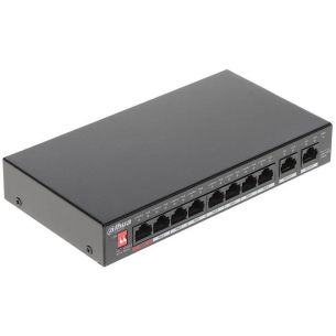 Switch | DAHUA | PFS3010-8GT-96 | Desktop/pedestal | Rack | 8x10Base-T / 100Base-TX / 1000Base-T | PoE ports 8 | 96 Watts | DH-PFS3010-8GT-96-V2