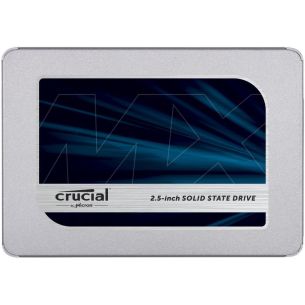 SSD | CRUCIAL | MX500 | 4TB | SATA 3.0 | TLC | Write speed 510 MBytes/sec | Read speed 560 MBytes/sec | 2,5" | TBW 1000 TB | MTBF 1800000 hours | CT4000MX500SSD1