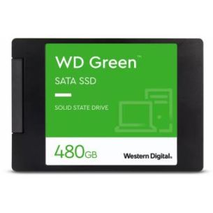 SSD | WESTERN DIGITAL | Green | 480GB | SATA 3.0 | SLC | Read speed 545 MBytes/sec | 2,5" | MTBF 1000000 hours | WDS480G3G0A